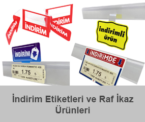 İndirim Etiketleri ve Raf İkaz Ürünleri