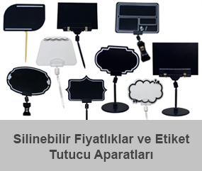 Silinebilir Fiyatlıklar ve Etiket Tutucu Aparatları