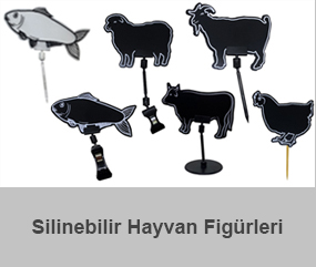 Silinebilir Hayvan Figürleri