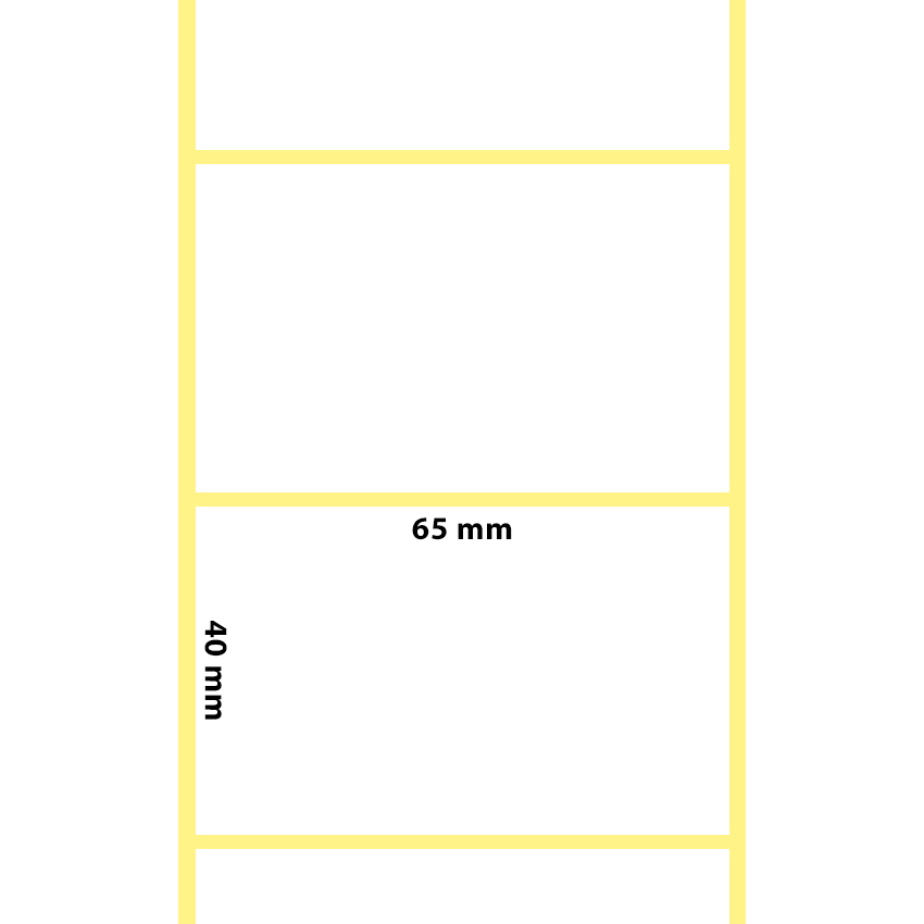 65x40 Termal Etiket