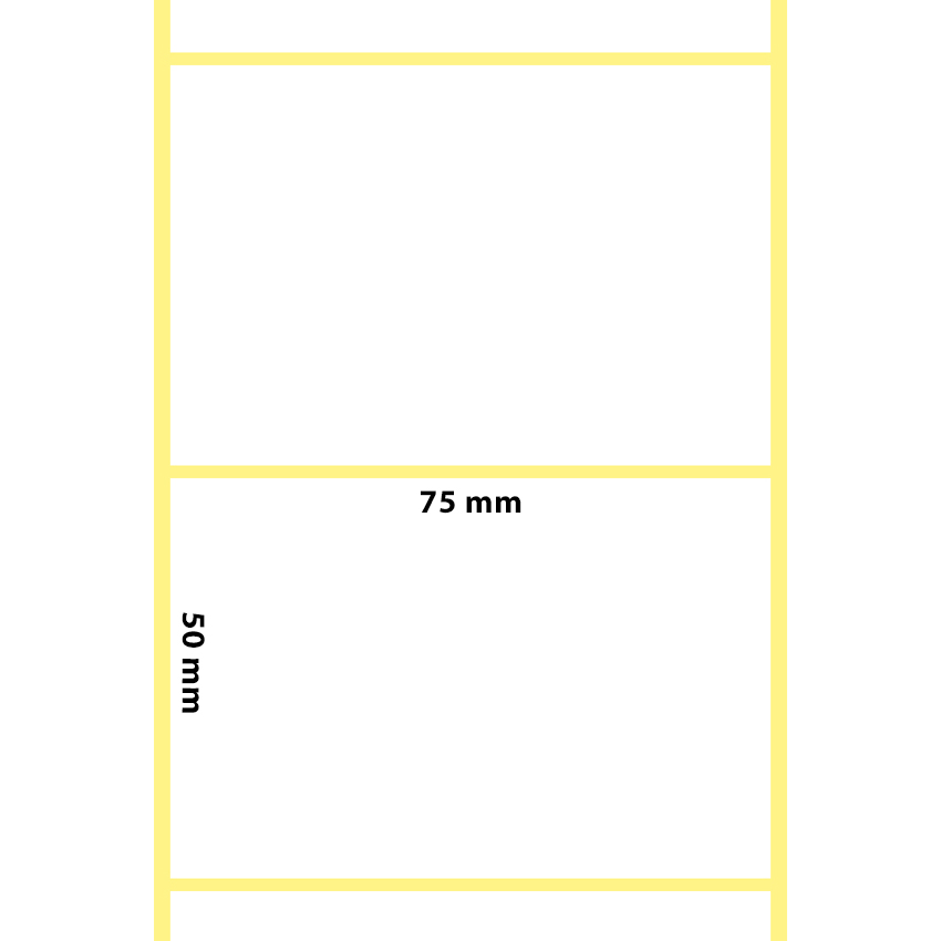 75x50 Termal Etiket