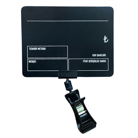 Büyük Mandallı Fiyatlık Ürün Künyelik