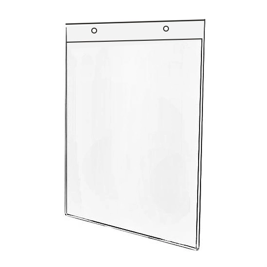 Delikli U Pleksi Etiketlik Dikey