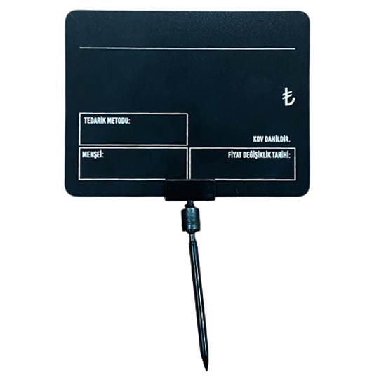 Saplamalı Fiyatlık Ürün Künyelik