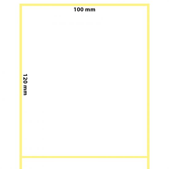 100x120 Termal Etiket | 100x120 Termal Yapışkanlı Rulo Etiketi - etiketlezek.com