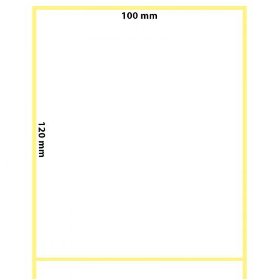 100x120 Termal Etiket | 100x120 Termal Yapışkanlı Rulo Etiketi - etiketlezek.com