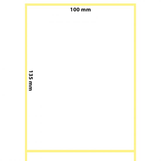 100x135 Termal Etiket | 100x135 Termal Yapışkanlı Rulo Etiket - etiketlezek.com