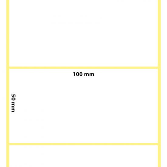 100x50 Termal Etiket | Termal Rulo Etiket 50x100 - etiketlezek.com