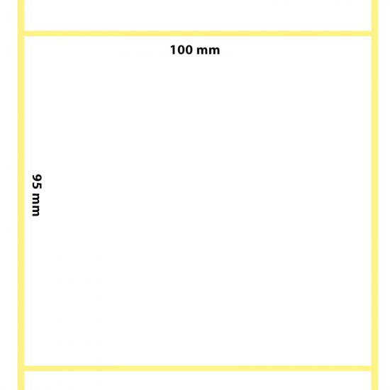 100x95 Termal Etiket | 100x95 Termal Etiket Rulosu Yapışkanlı - etiketlezek.com