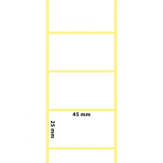 45x25 Termal Etiket | 45x25 Termal Etiket Rulosu Yapışkanlı - etiketlezek.com