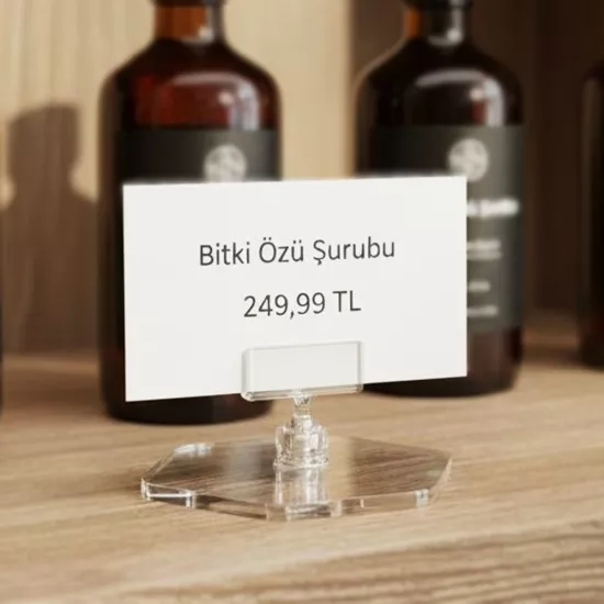 Ayaklı Etiket Tutucu | Ayaklı Kağıt Tutucu