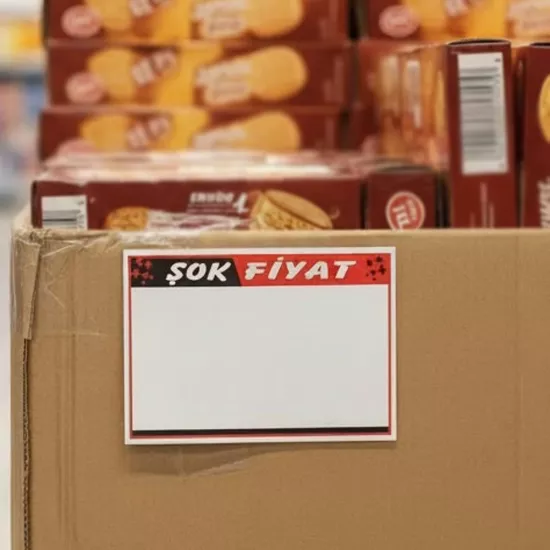 Baskılı Kuşe 17*12 | Manav Fiyat Kağıdı