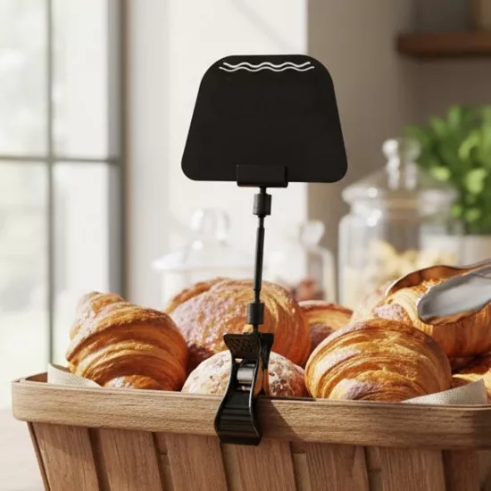 Büyük Mandallı Fiyatlık Kek 50 mm | Şeffaf Pasta Fiyat Etiketi - etiketlezek.com