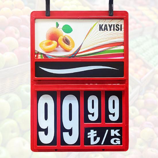 Beş Rakamlı Manav Kasetliği | Manav Etiketi