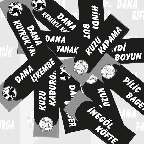 Et Resimleri Kartelası | Kasap Etiketi