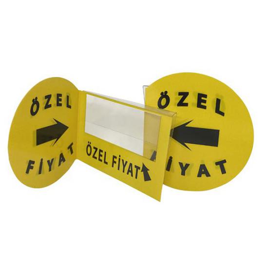 Özel Fiyat Kulakçığı | PVC Yuvarlak Kulakçık | Raf Kulakçığı - etiketlezek.com