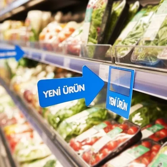 Yeni Ürün Kulakçığı | Yeni Ürün Etiketi | Yeni Ürün Raf Kulak - etiketlezek.com