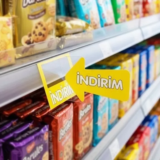 PVC Kulakçık | İndirim Kulakçığı | PVC Baskı - etiketlezek.com