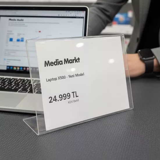 L Pleksi Etiketlik | Pleksi Föylük | Masaüstü Pleksi Fiyatlık - etiketlezek.com