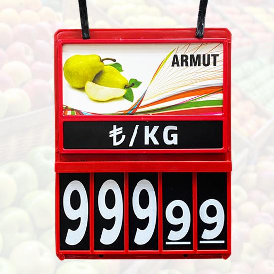 Beş Rakamlı Manav Kasetliği | Manav Etiketi