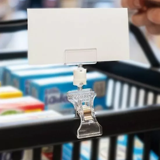Mini Mandal Etiket Tutucu | Küçük Mandal Kağıt Tutucu - etiketlezek.com