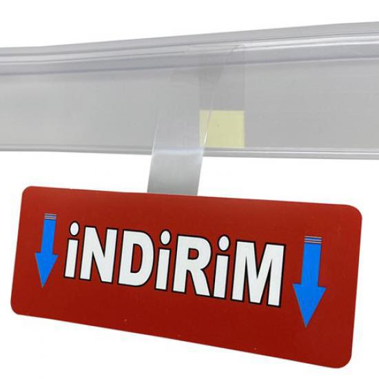 Sarkıtmalı İndirim Etiketi | İndirim Vobler Etiketi | Raf Vobler - etiketlezek.com
