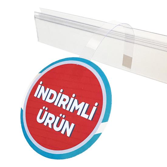 Sarkıtmalı İndirim Etiketi | Wobbler Etiket | PVC Wobbler - etiketlezek.com