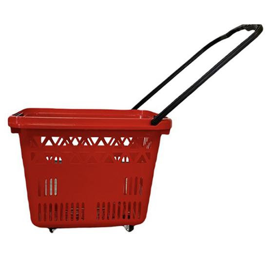 Tekerlekli Alışveriş Sepeti 54 Litre | Çekmeli Alışveriş Sepeti - etiketlezek.com