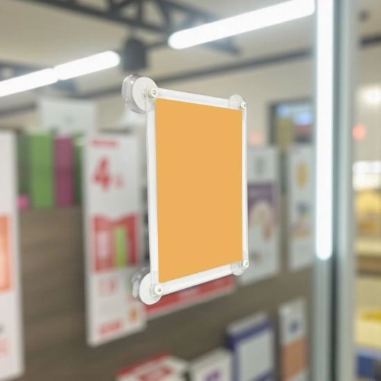 Vantuzlu Pleksi Pano Çerçeve