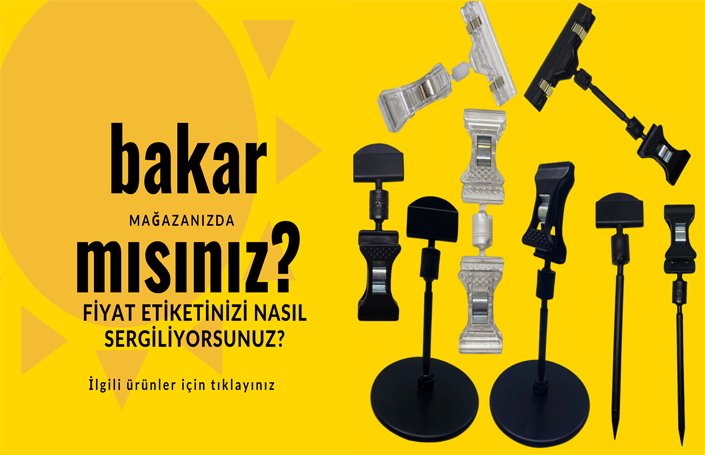 Etiket Tutucular & Mandallar ve Ayaklar