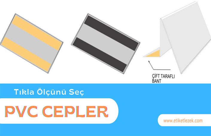 PVC Cep Etiketlikler ve Alüminyum Çerçeveler